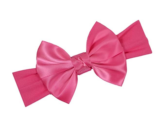 Satin Bow Baby Headband