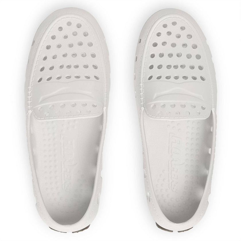 Bright White & Harbor Mist Gray Floafers