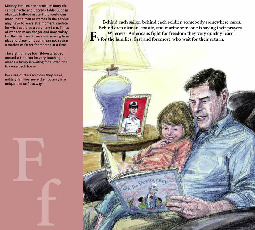 H is for Honor: A Military Family Alphabet picture book