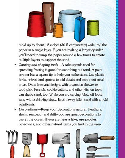 Building Sandcastles: A hardcover kid's craft book