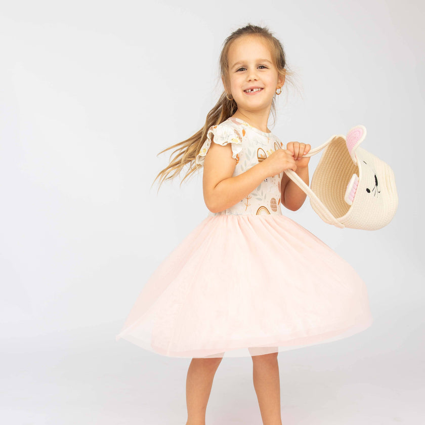Bamboo Easter Dress - Hop to it Twirl Dress