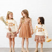 Ditsy Fall Floral Printed Tiered Tutu - Kids Clothing