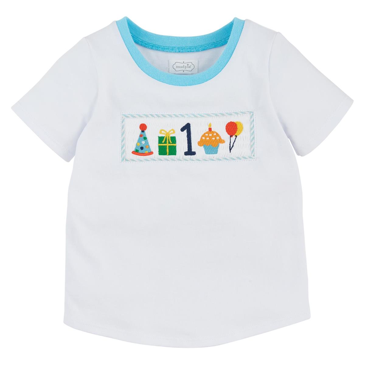 One Birthday Boy Smocked Tee
