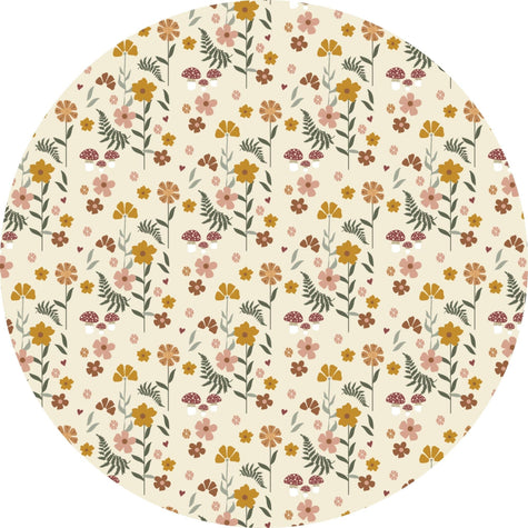 Toadstool Garden Bamboo Convertible Footie Romper