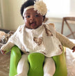 Aw Shucks! Oyster Baby Burp Cloth and Bib 2 in 1  Perfect Baby Shower Add On