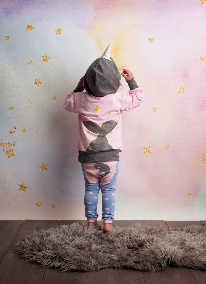 Narwhal Toddler and Kids 3D Hoodie