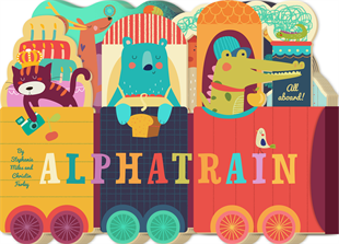 Alphatrain - Illustrated Alphabet Kids Board Book