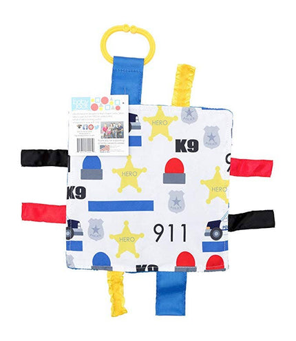 Crinkle Tag Sensory Toy-Police Rescue