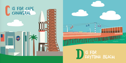 F Is for Florida - Kids' Educational Board Book