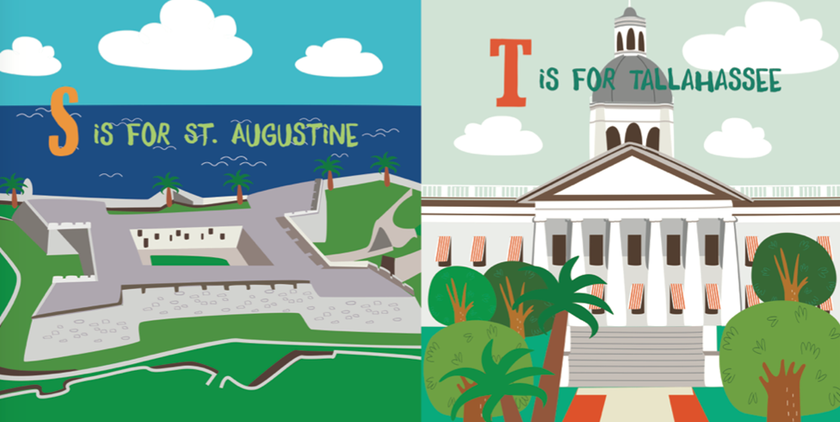 F Is for Florida - Kids' Educational Board Book
