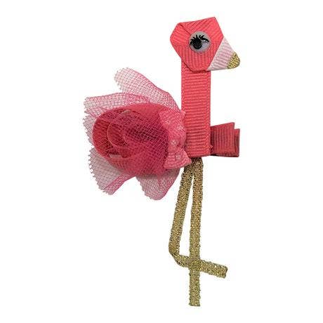 Flamingo Tulle Bow