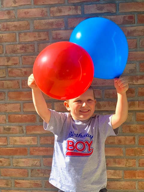 Birthday Boy Baseball Short Sleeve Shirt-Boys Birthday Shirt