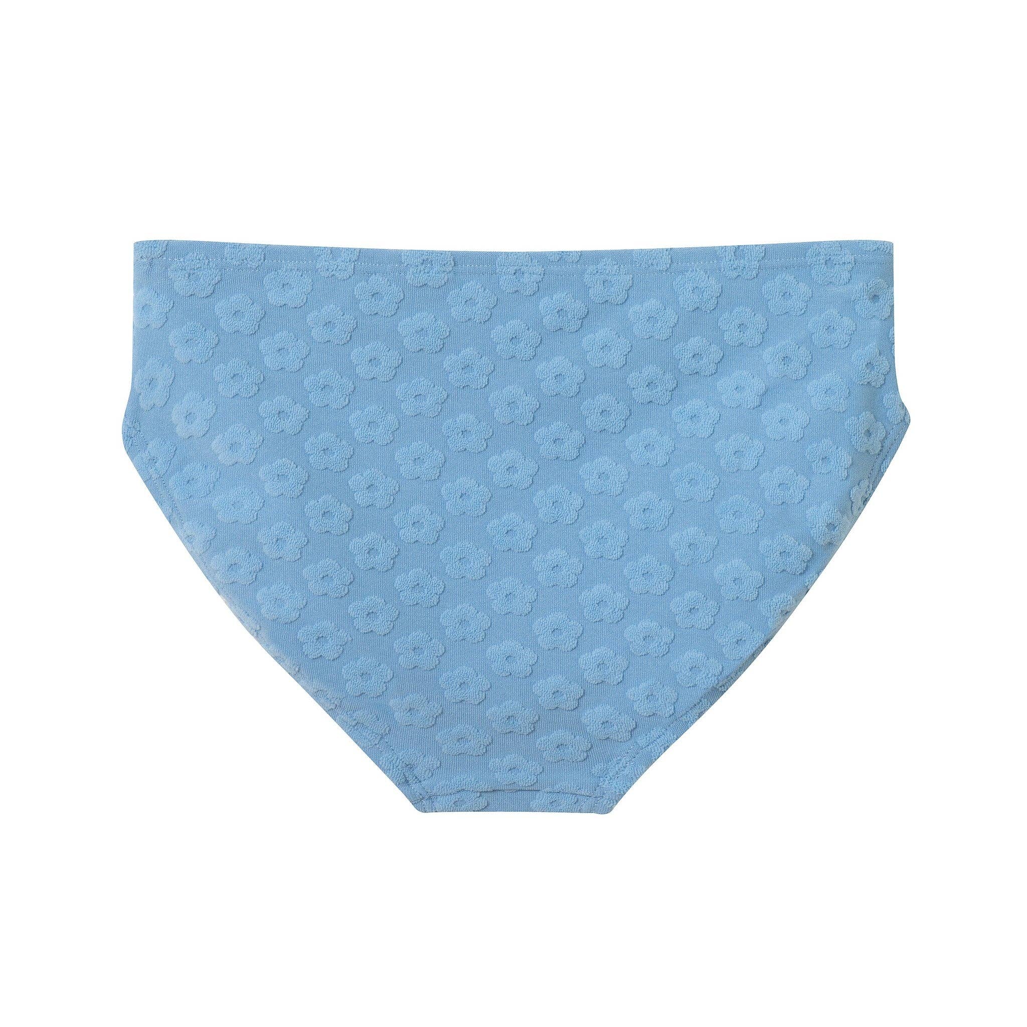Tween Girls Terry Bikini Cover Up Set | Blue Floral