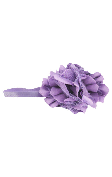 Sheer Lilac Rose Headband