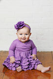 Amethyst Lily Pad Headband