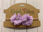 Pearled Sweetheart on Rolled New Born Headband