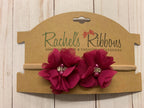 Pearled Sweetheart on Rolled New Born Headband