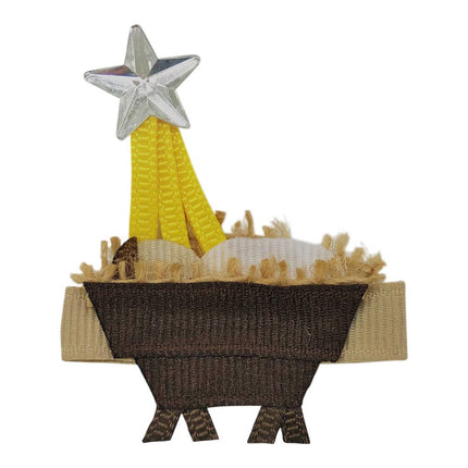 Baby Jesus Manger Bow