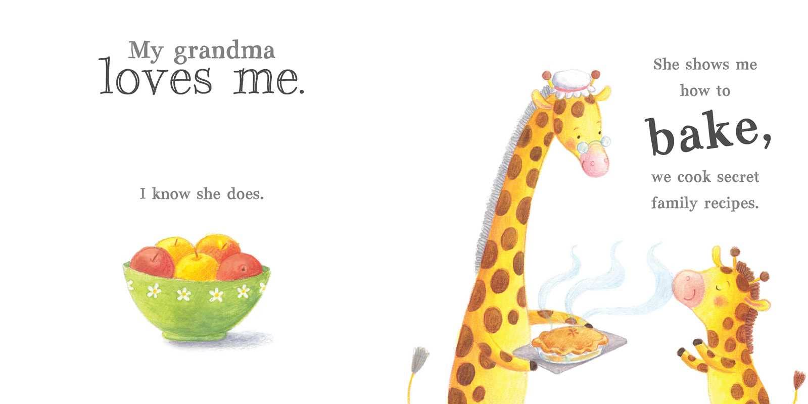 My Grandma Loves Me Hardcover Book