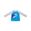 Kids UPF50+ Graphic Rash Guard Swim Top for Boys
