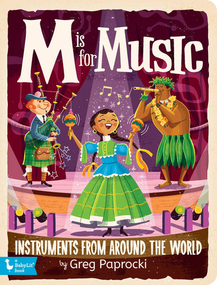 M is for Music; Alphabet Board Book