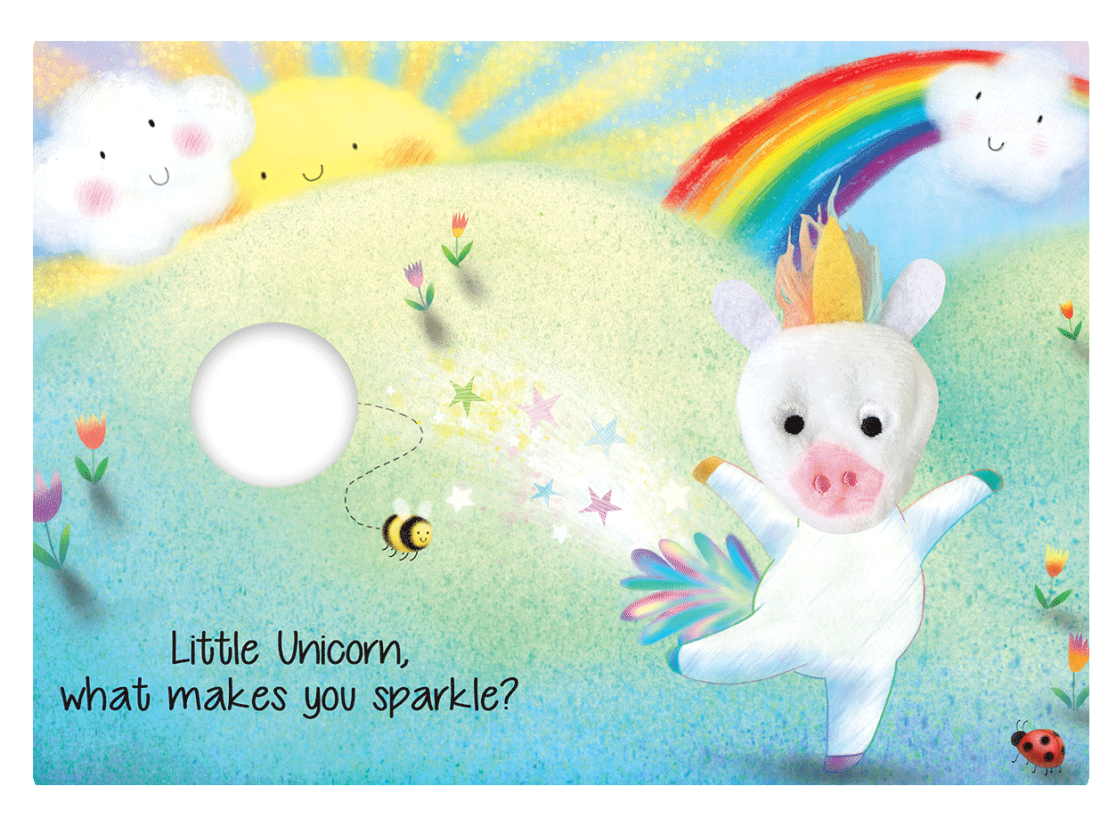 Little Unicorn Finger Puppet Book