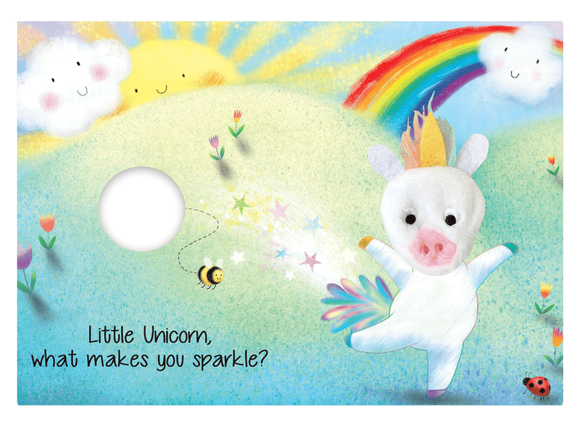 Little Unicorn Finger Puppet Book