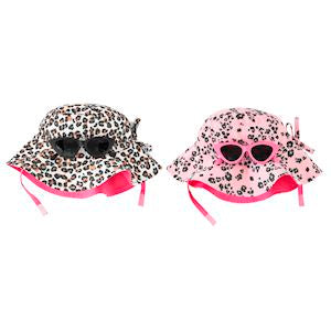 Leopard Hat and Sunglasses