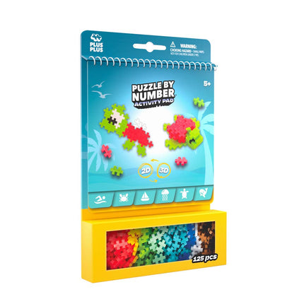Puzzle By Number Activity Pad - Ocean