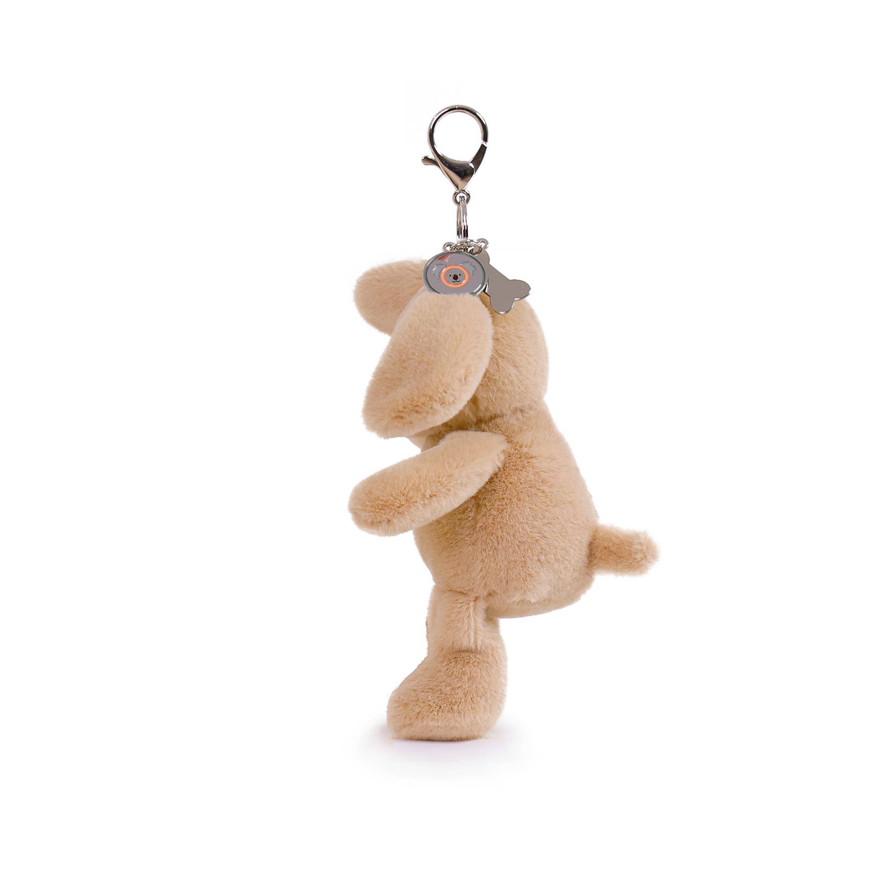 Duke Dog Bag Charm Key Chain (Vegan Angora)