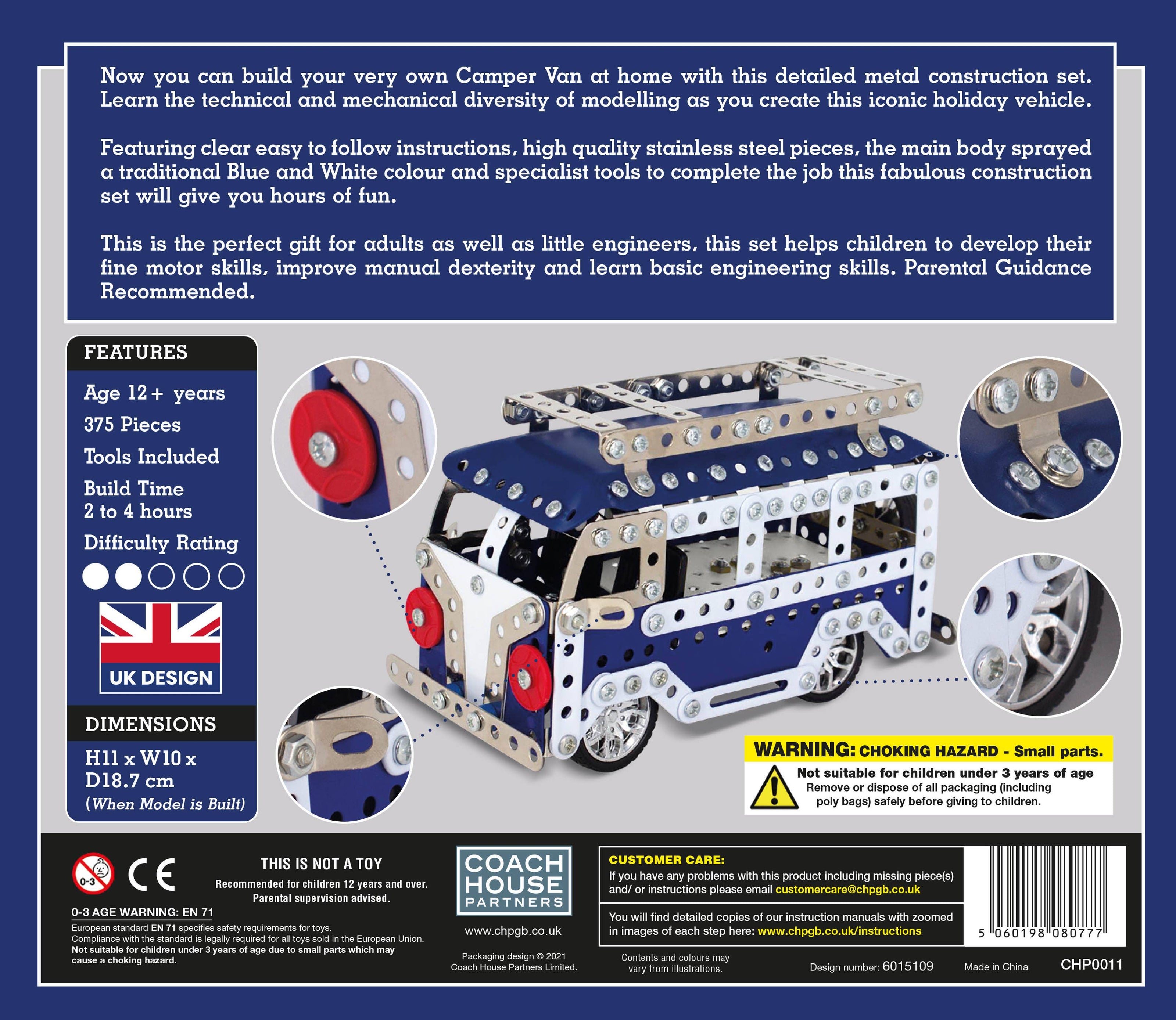 Camper Van Metal Construction Kit