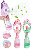 Unicorn Pony Water Spray Misting Electric Fan - Assorted