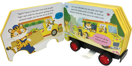Taco Truck Pull Back Car Book