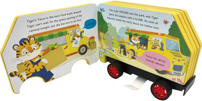 Taco Truck Pull Back Car Book