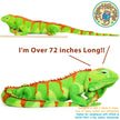 Ignacio The Iguana | 75 Inch Stuffed Animal Plush