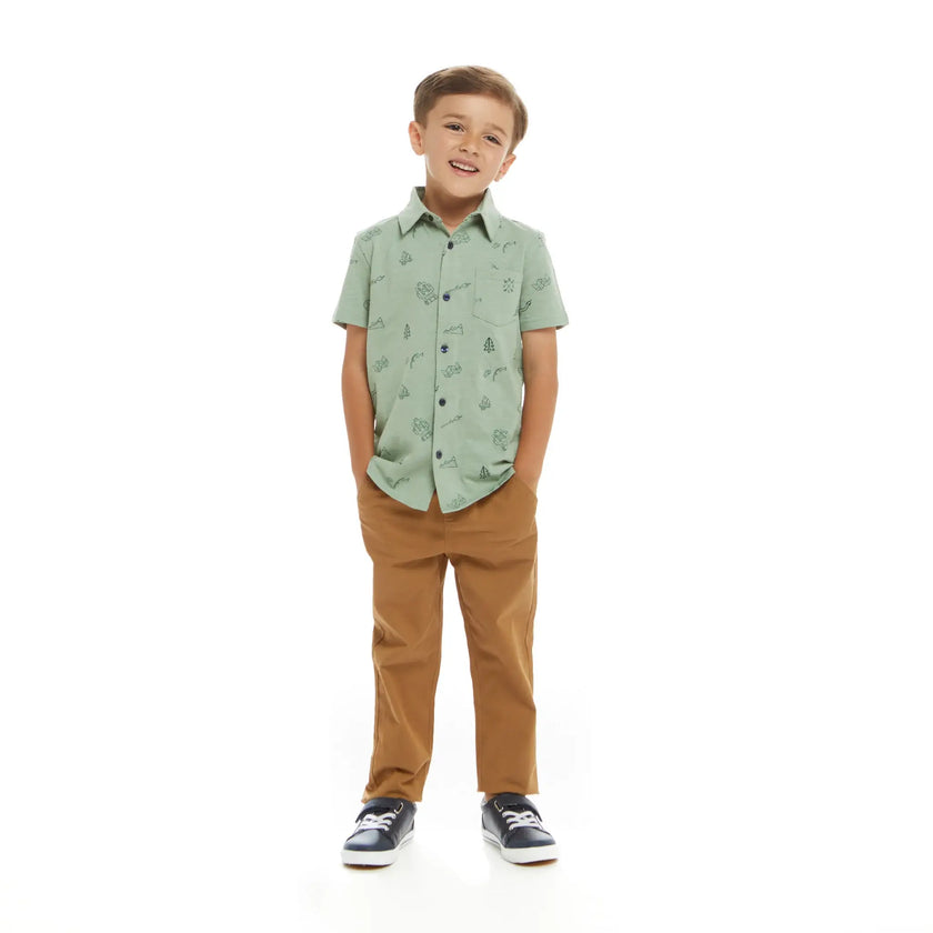 Short Sleeve Knit Buttondown Shirt | Outdoor Adventurer