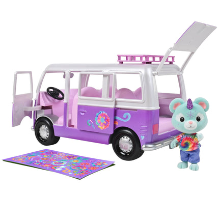 Honey Bee Acres Rainbow Ridge Flower Groove Van Playset
