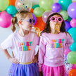 Birthday Girl Patch Short Sleeve T-Shirt - Ballet - Kids