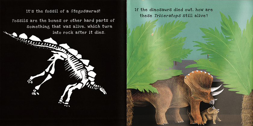Shine-A-Light, Dinosaurs Hardcover Book
