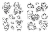 Color Your Own Stickers Book