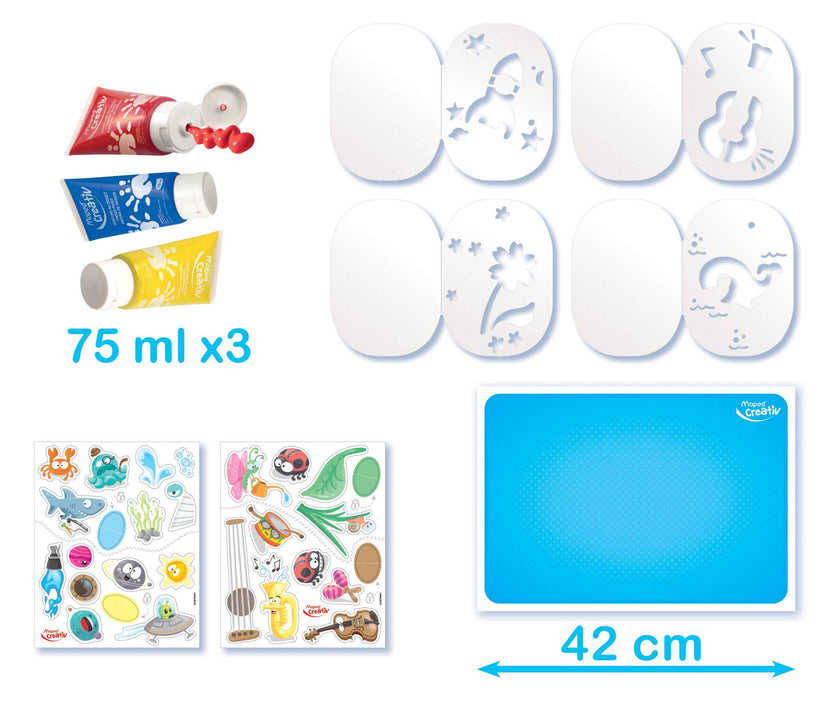 Creativ My First Finger Paint 10 Piece Kit in Carrying Case