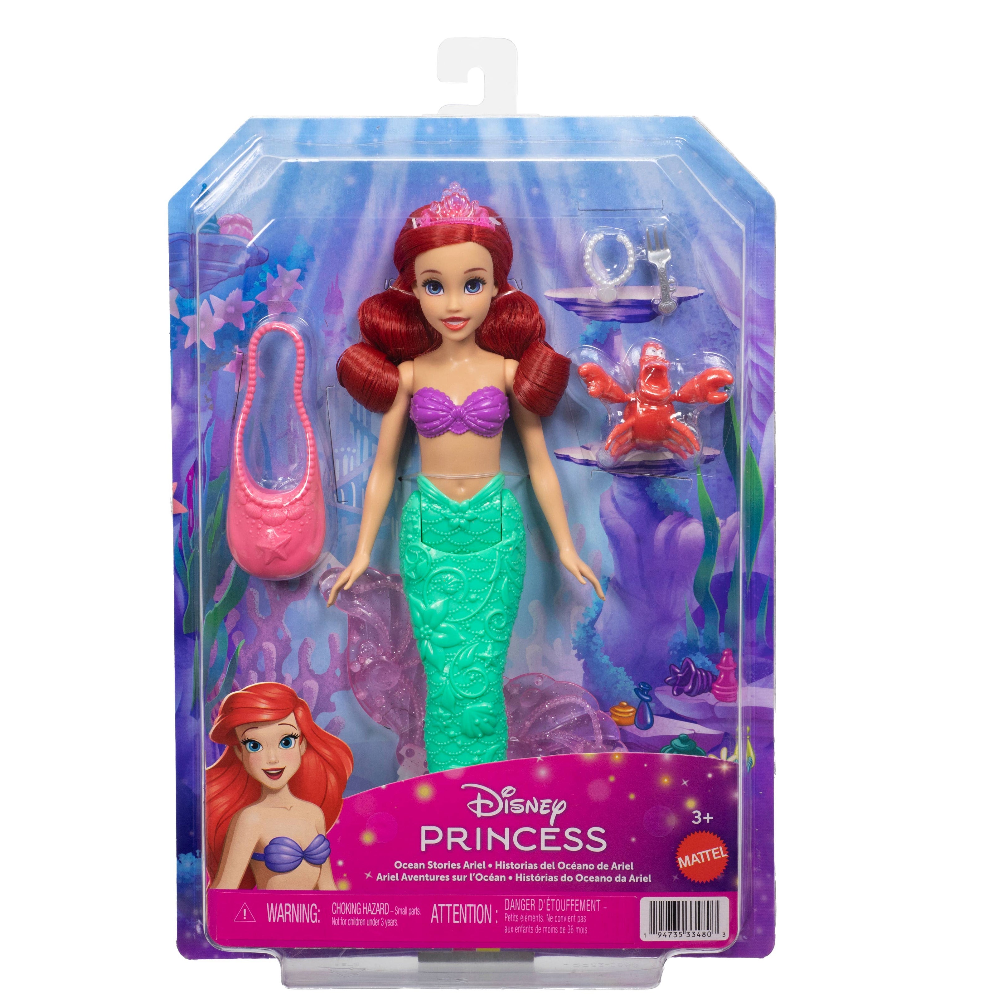 Disney Princess Ocean Stories Ariel Fashion Doll