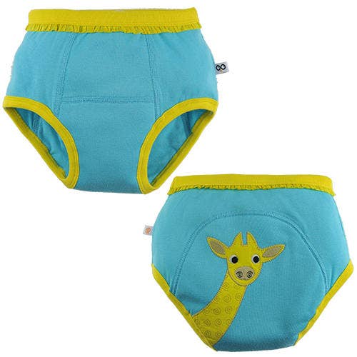 Organic Cotton 3PC Potty Training Set - Girls Safari Friends