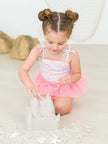 By the Seaside Tulle Skirted Tie Shoulder One Piece