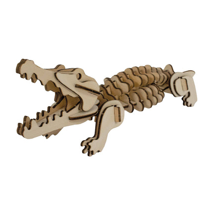 Eco 3D Wooden Puzzle - Alligator