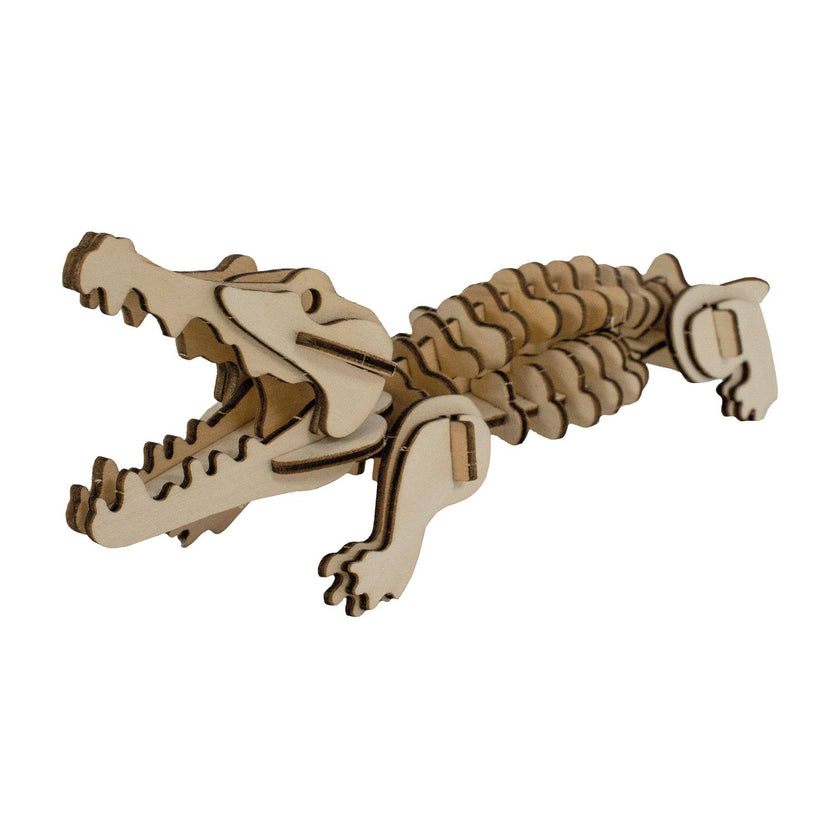 Eco 3D Wooden Puzzle - Alligator