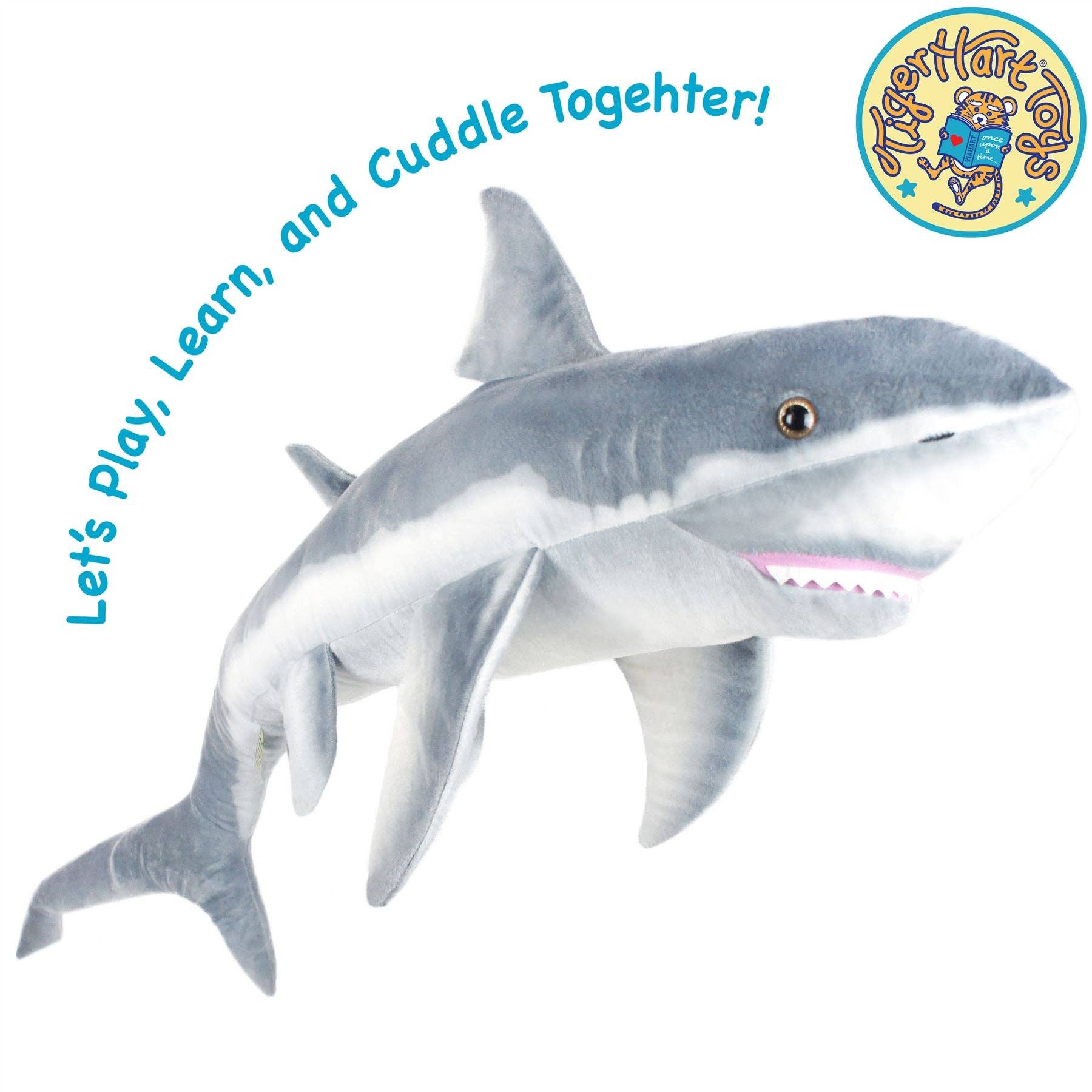 Kiki The Great White Shark | 52 Inch Stuffed Animal Plush