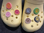 Pick your own Colorful Smile Face UPUPUP Design Theme Shoe Charms Best Quality JuliesDecalDesign