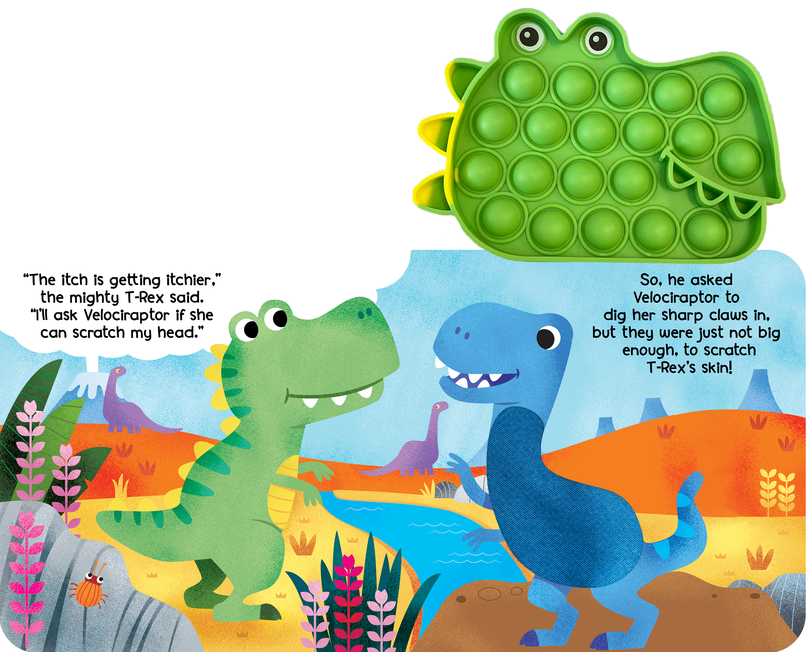 Little T-Rex - Your Sensory Fidget Friend Board Book