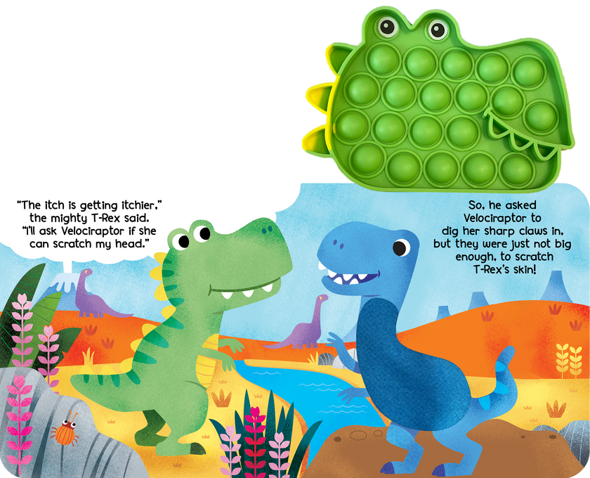 Little T-Rex - Your Sensory Fidget Friend Board Book